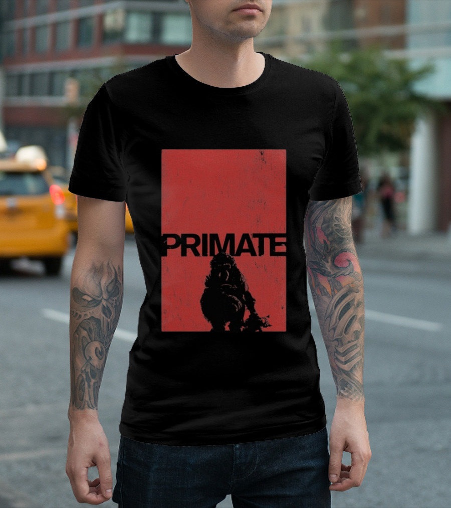Primate Red Block T-Shirt