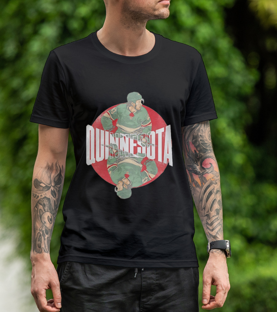 Quinnesota Reflect NHL Player Minnesota Hockey T-Shirt