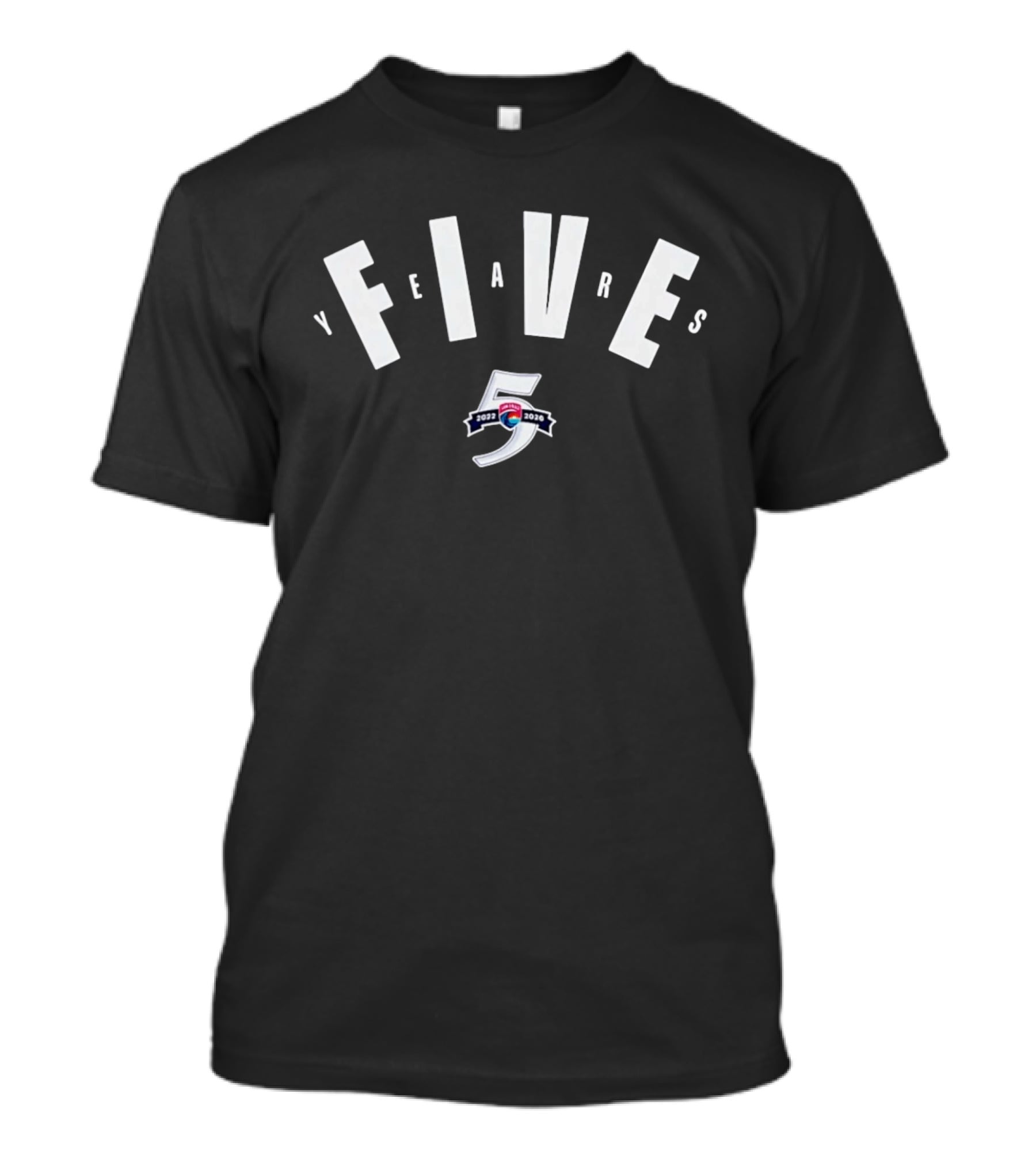 San Diego Wave FC Five Year Anniversary 2021 2026 Celebratory Soccer Milestone T-Shirt