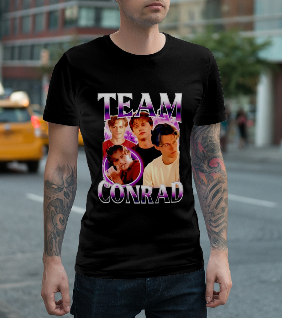 Team Conrad Fan Favorite Characters Collage 90s T-Shirt