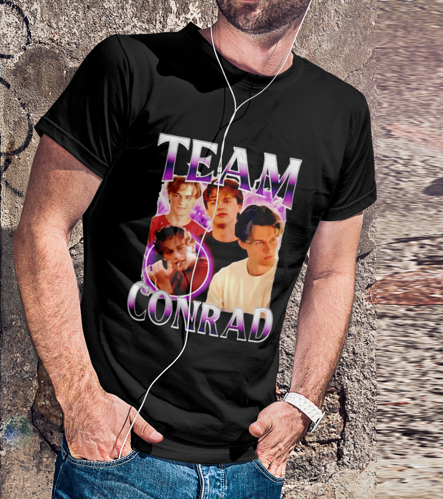 Team Conrad Fan Favorite Characters Collage 90s T-Shirt