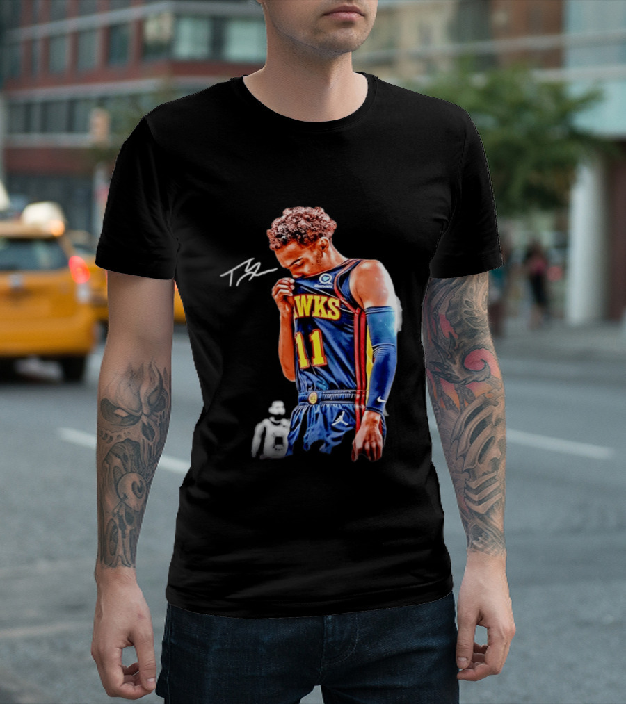 Trae Young Hawks 11 Signature Basketball Jersey 2026 T-Shirt