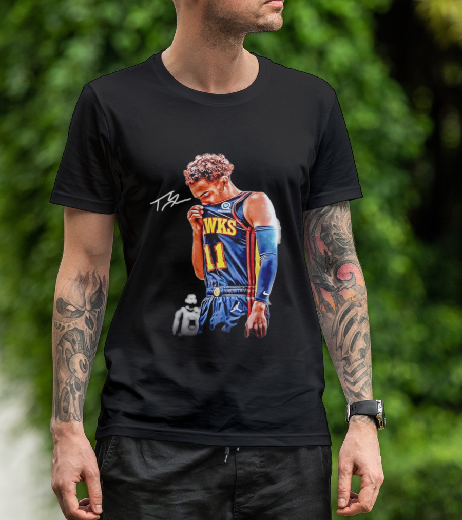 Trae Young Hawks 11 Signature Basketball Jersey 2026 T-Shirt