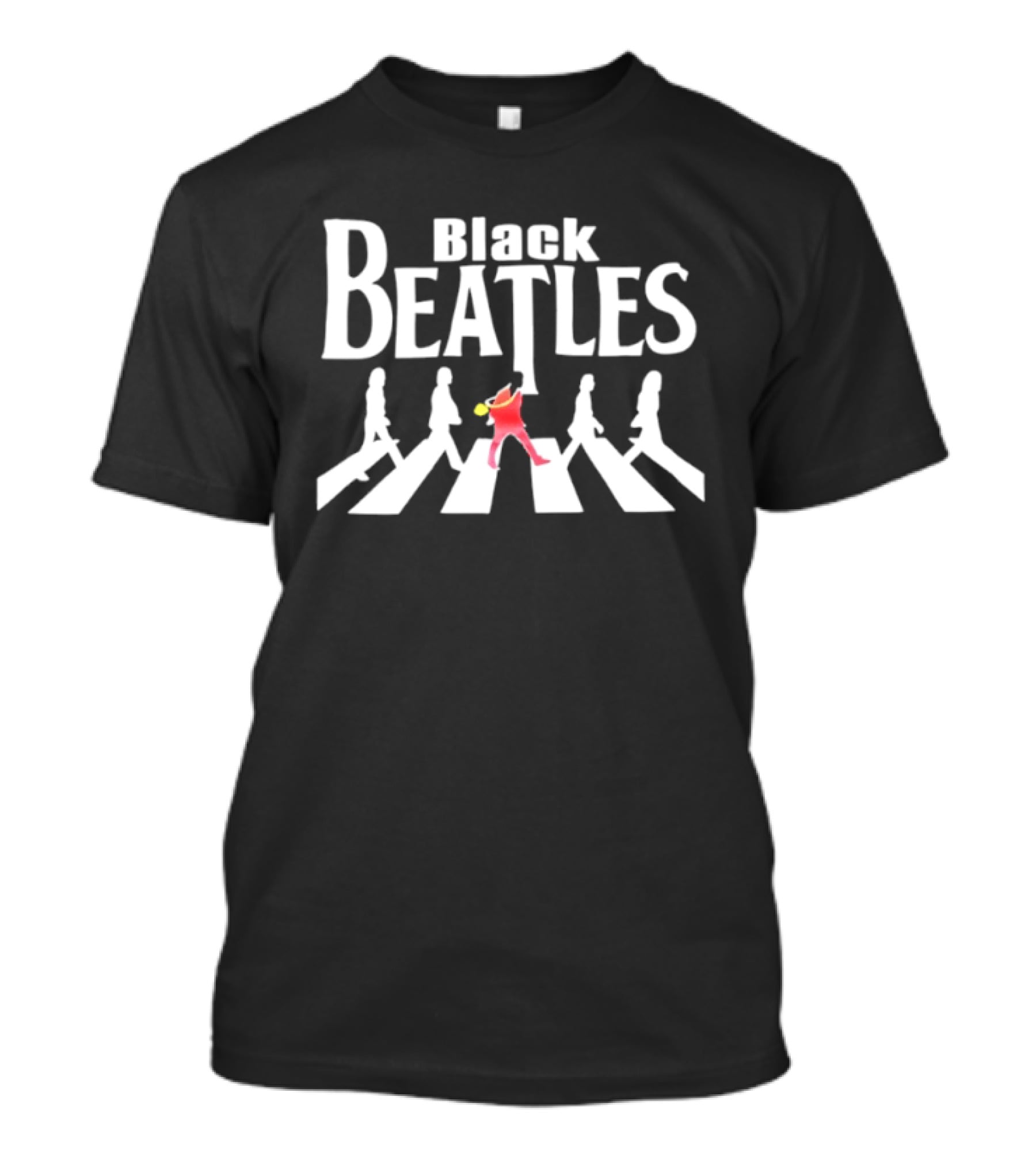 Black Beatles Abbey Road Street T-Shirt