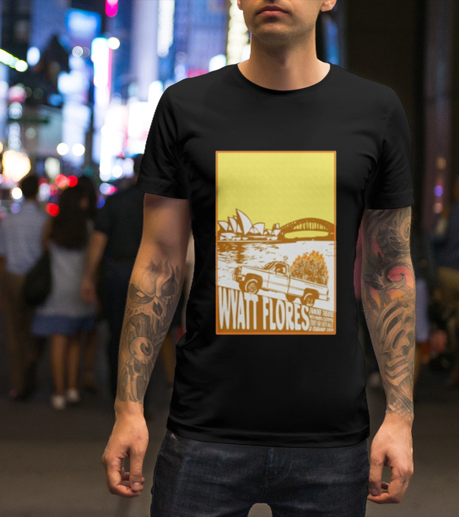 Wyatt Flores Sydney Opera House February 18 2026 Retro Truck Art New South Wales T-Shirt