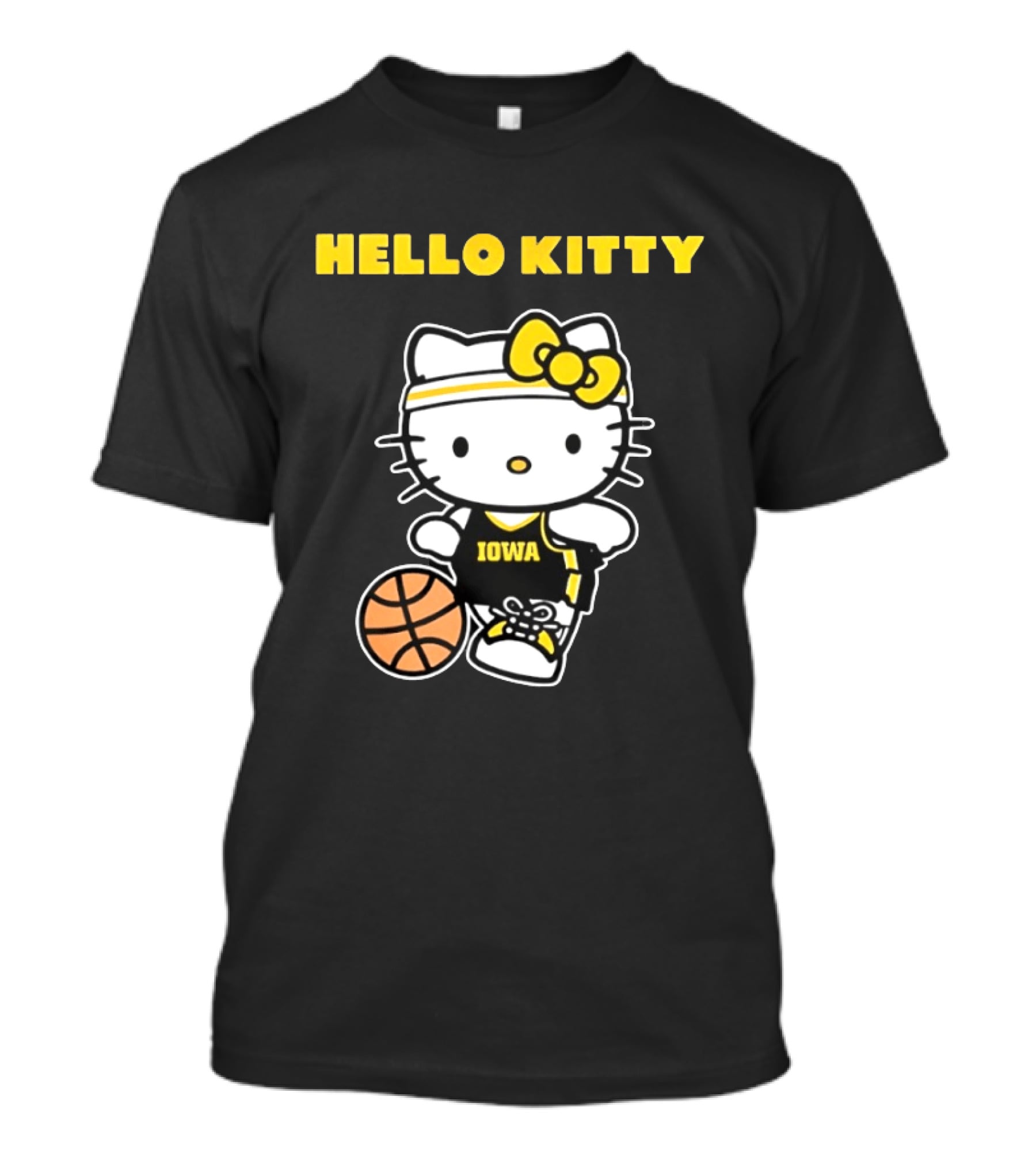 Hello Kitty Iowa Basketball Team Collaboration T-Shirt