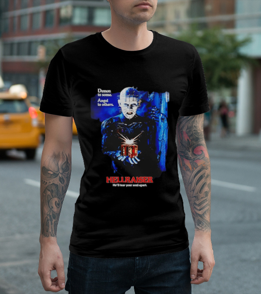 Hellraiser Demon To Some Angel To Others Iconic Horror T-Shirt