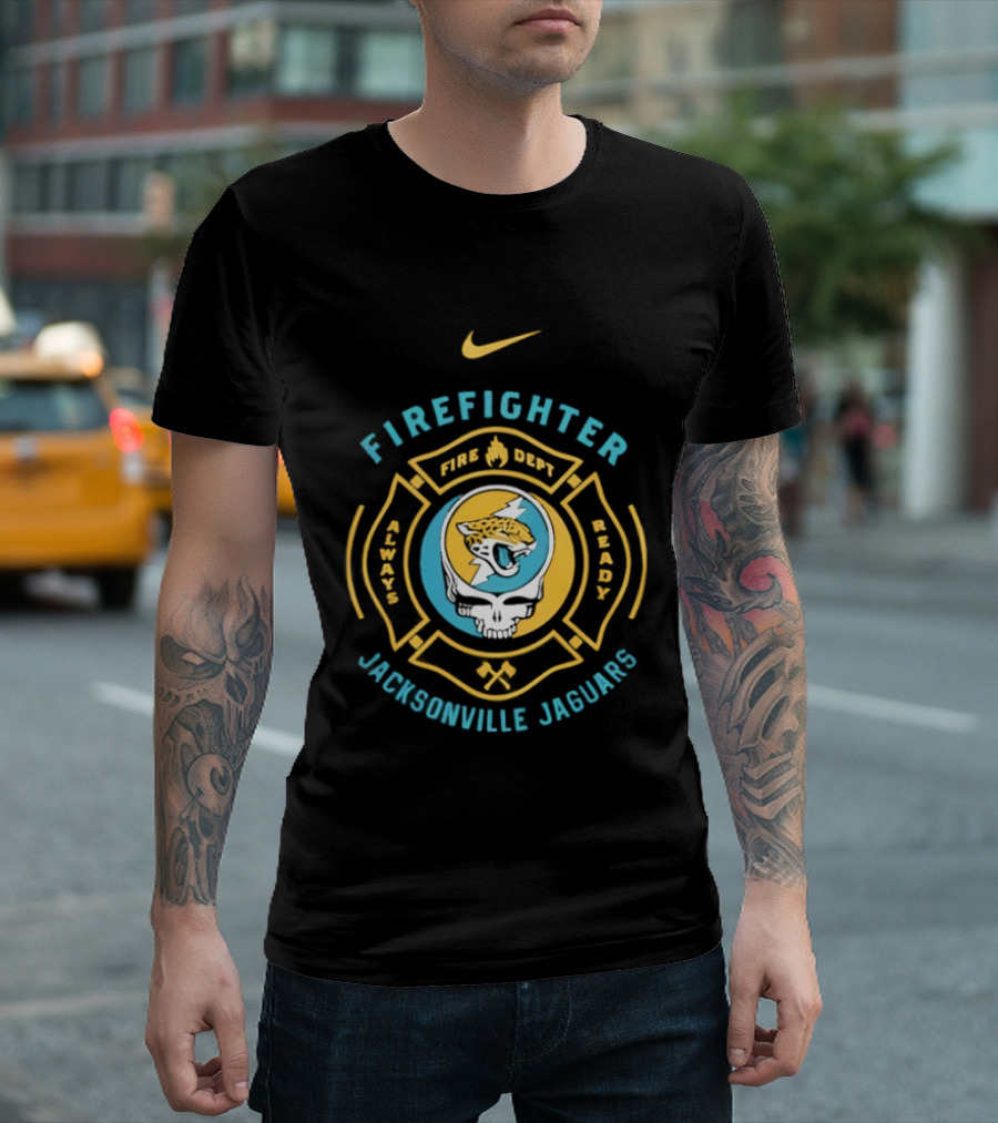 Jacksonville Jaguars Firefighter Nike Mashup T-Shirt
