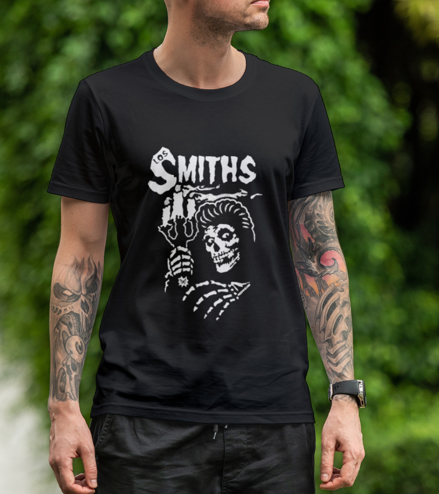 Smiths Skeleton El Joker Band Mashup T-Shirt