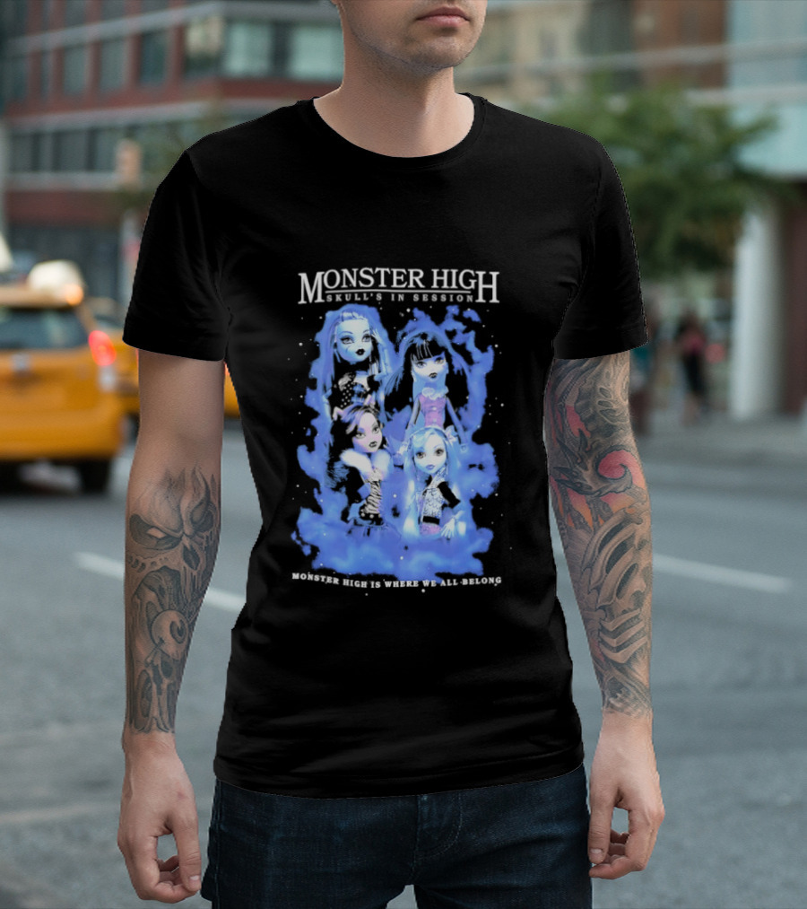 Monster High Skull's In Session Where We All Belong T-Shirt