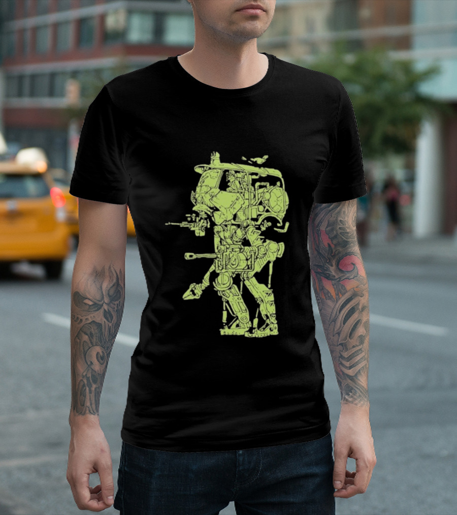 Wolf Parade Thin Mind Mech Walker Concept T-Shirt