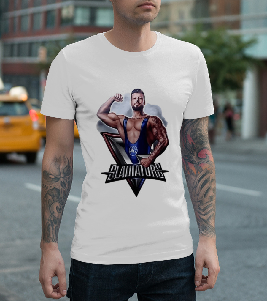 Gladiators TV Series Iconic Bodybuilder Pose T-Shirt