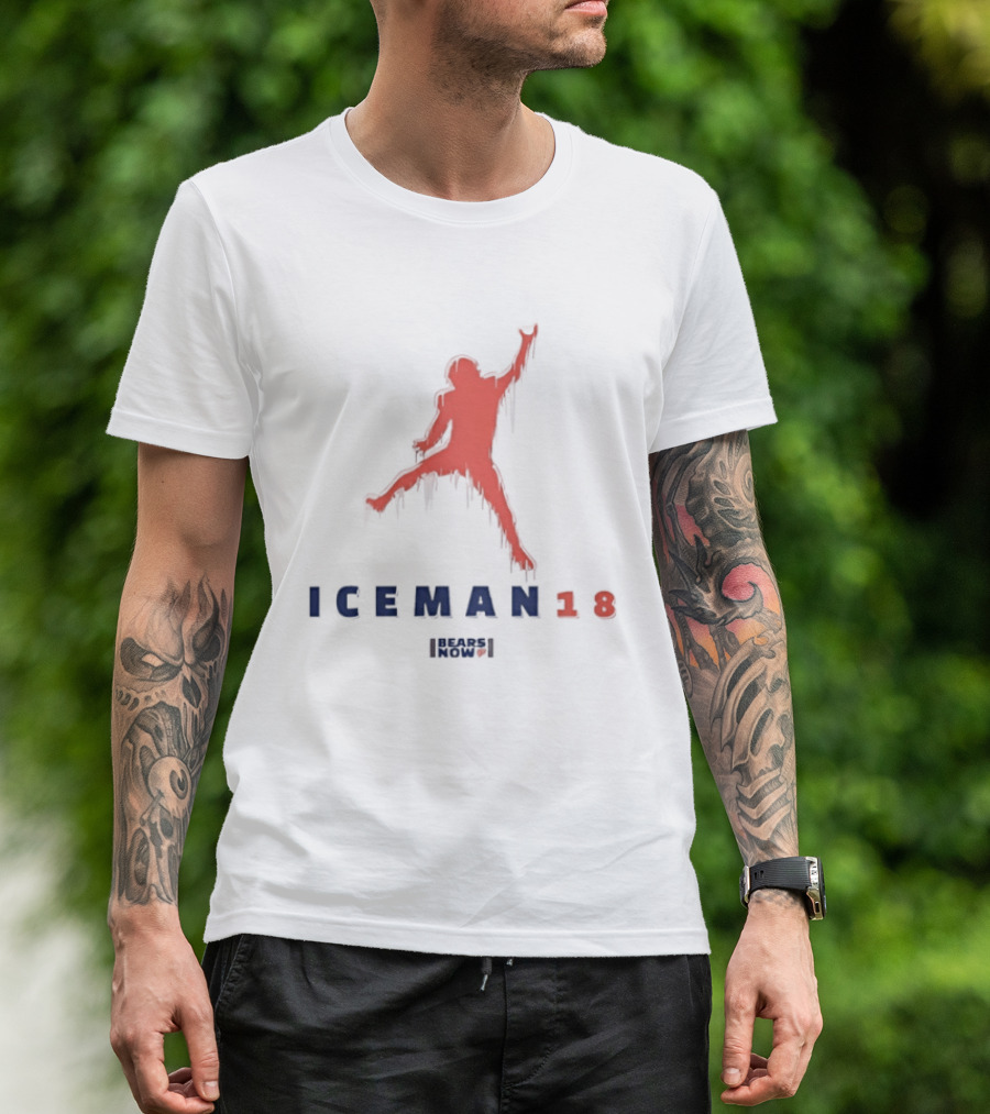 Iceman 18 Chicago Bears Caleb Williams Jumpman T-Shirt