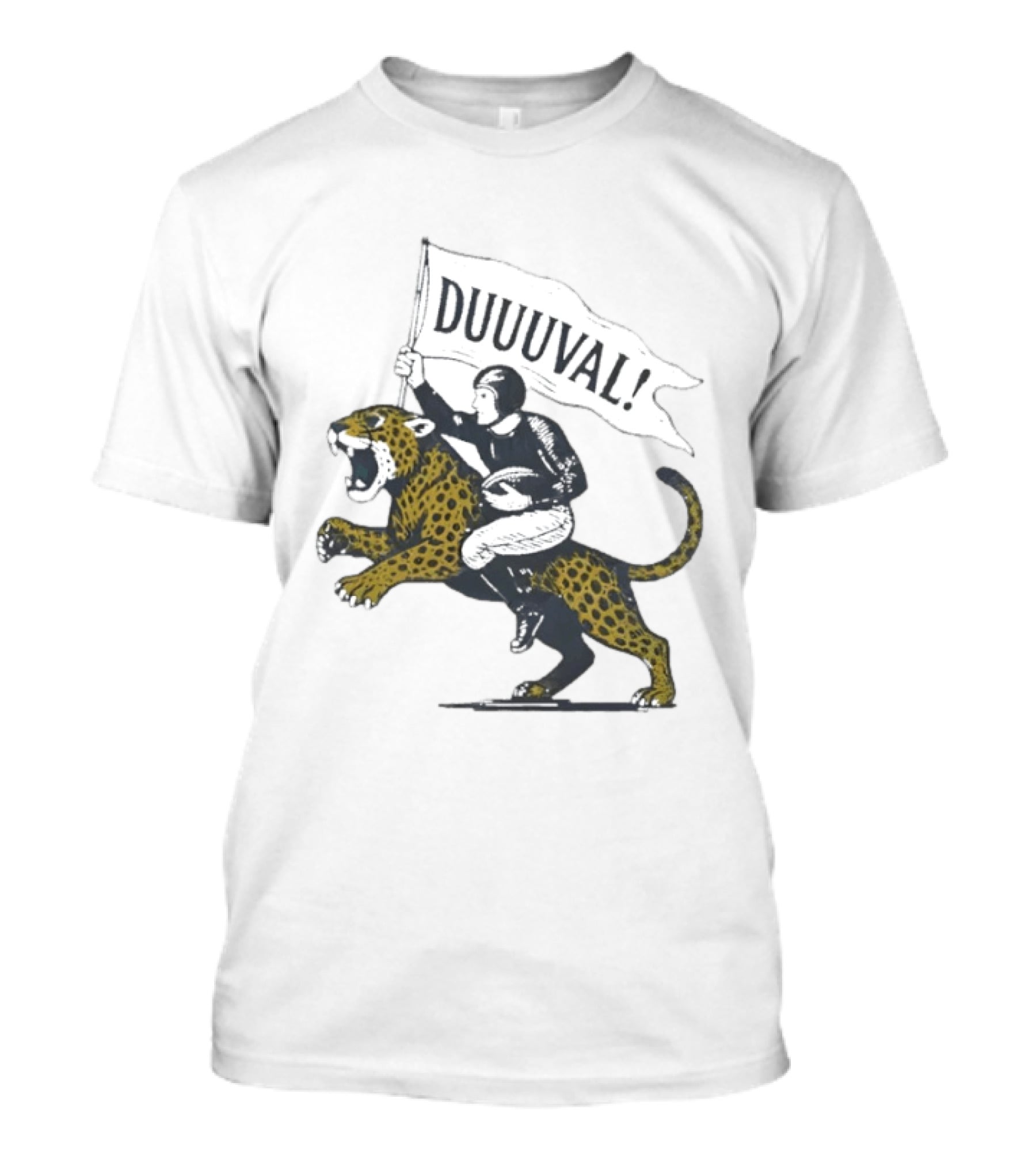 Duuuval Football Jaguar Rider Jacksonville T-Shirt
