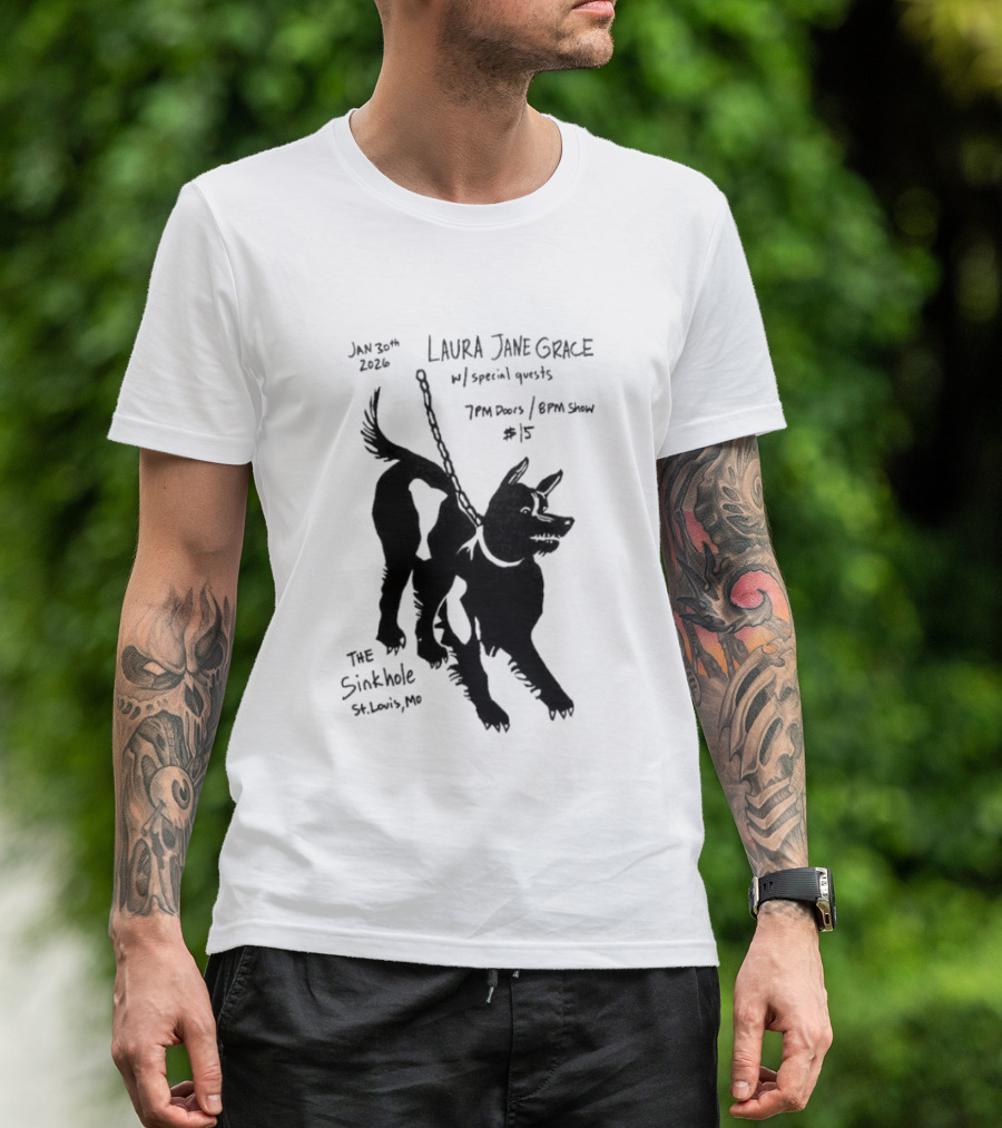 Laura Jane Grace With Special Guests The Sinkhole St Louis MO January 30 2026 T-Shirt