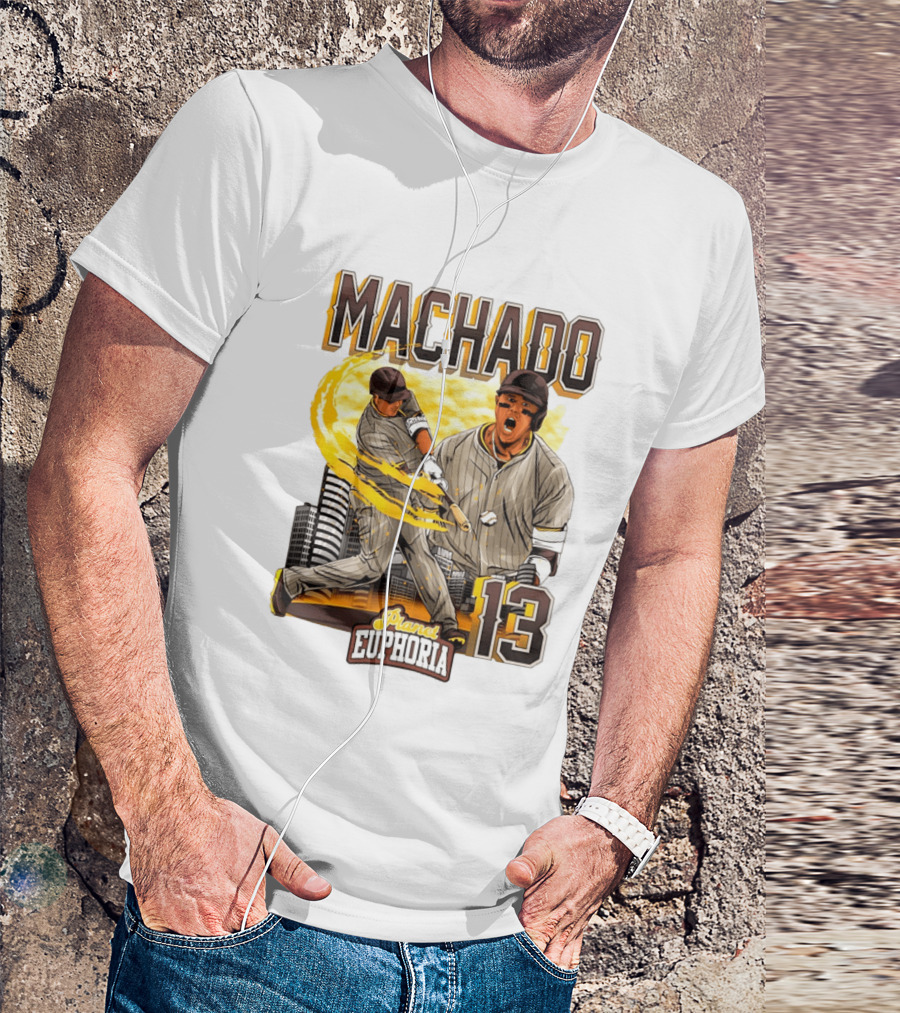 Manny Machado 13 San Diego Padres Planet Euphoria T-Shirt