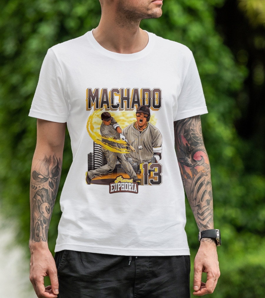 Manny Machado 13 San Diego Padres Planet Euphoria T-Shirt