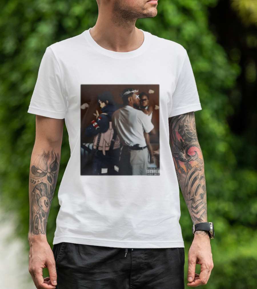 Mr Morale Kendrick Lamar Naruto Sasuke Collaboration T-Shirt