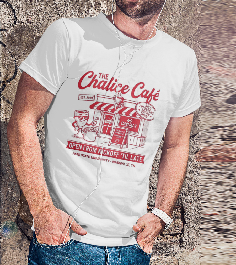 The Chalice Cafe Open From Kickoff 'Til Late Est 2019 Iconic Minneapolis MN Spot T-Shirt