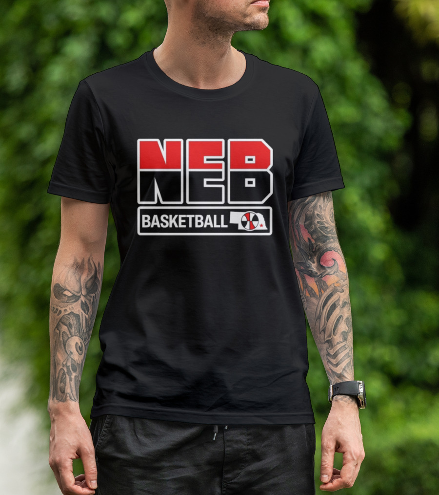 NEB Basketball Crewnecks Vintage Style Basketball T-Shirt