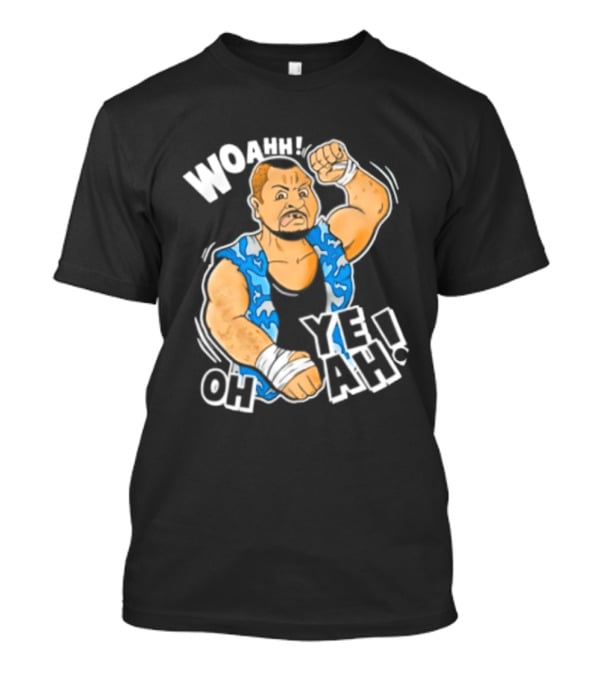 Original WWE The Bushwhackers Woahh Oh Yeah Caricature T-Shirt