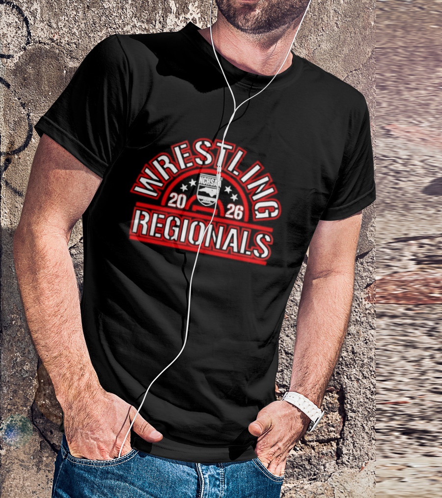 Wrestling Regionals NCHSAA 2026 T-Shirt