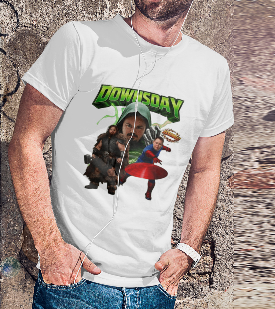 Downsday Assemble Superhero Team Avengers T-Shirt