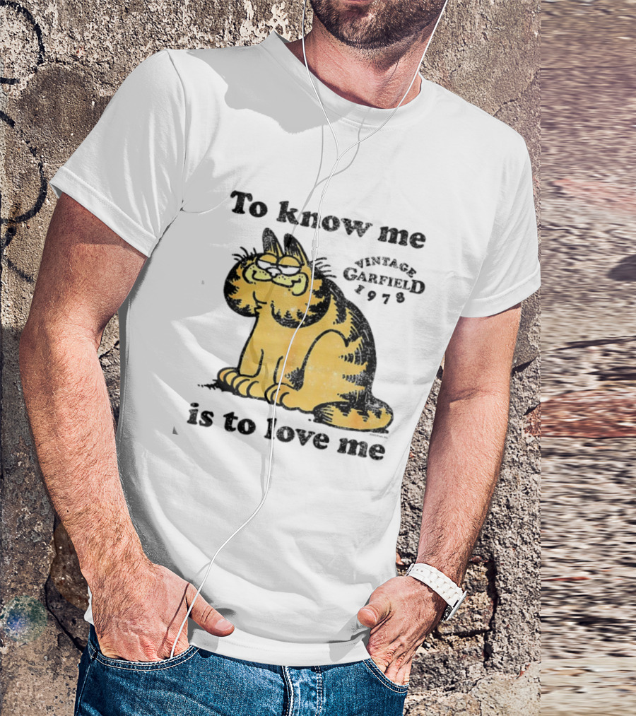 Vintage Garfield 1978 To Know Me Is To Love Me T-Shirt