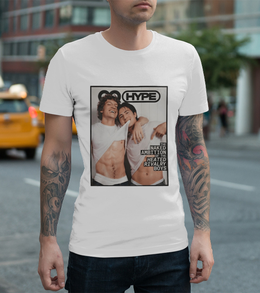 HYPE The Naked Ambition Of The Heated Rivalry Boys Shane X Rozanov T-Shirt