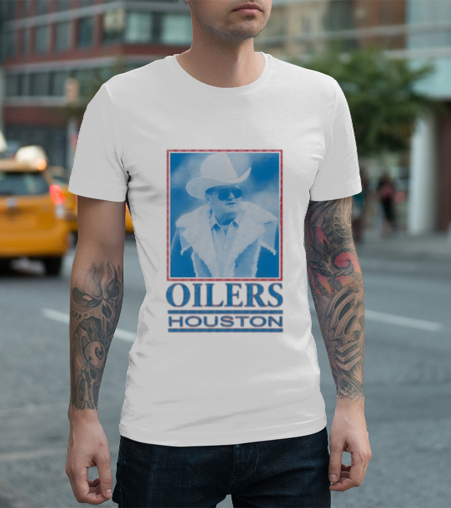 Houston Oilers Coach Bum Phillips T-Shirt