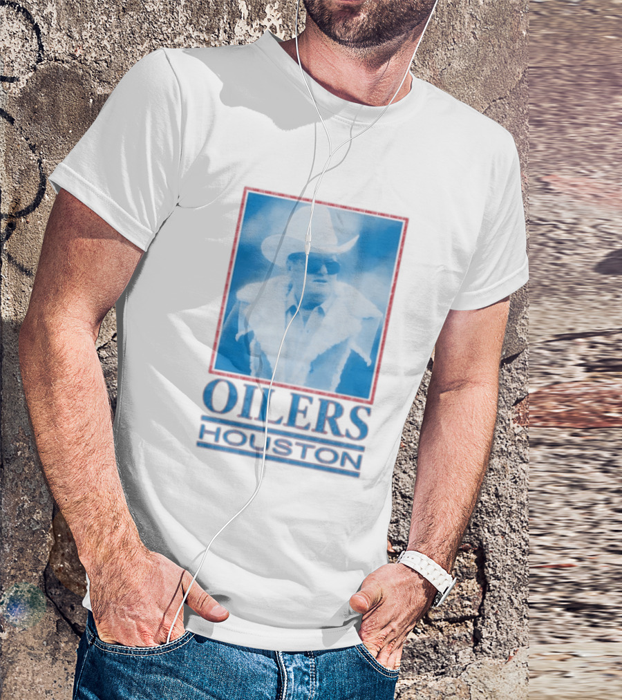Houston Oilers Coach Bum Phillips T-Shirt