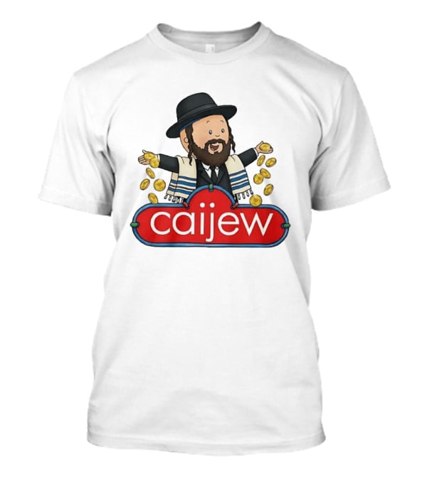 Jewish Caijew Meme Funny Rabbi Throwing Coins T-Shirt