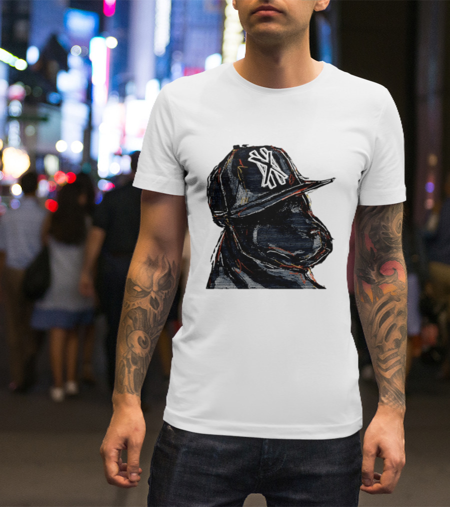 Labrador Retriever New York Yankees All Dogs Go To Heaven Cap T-Shirt