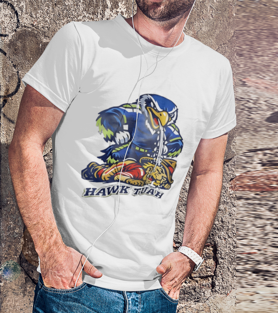 Seattle Seahawks Vs San Francisco 49ers Hawk Tuah Rivalry Showdown T-Shirt