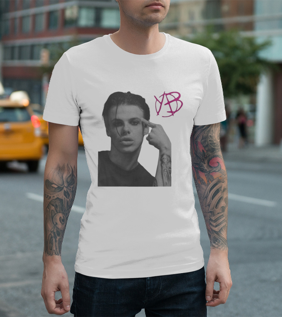 Yungblud YB Logo Finger Tattoo T-Shirt