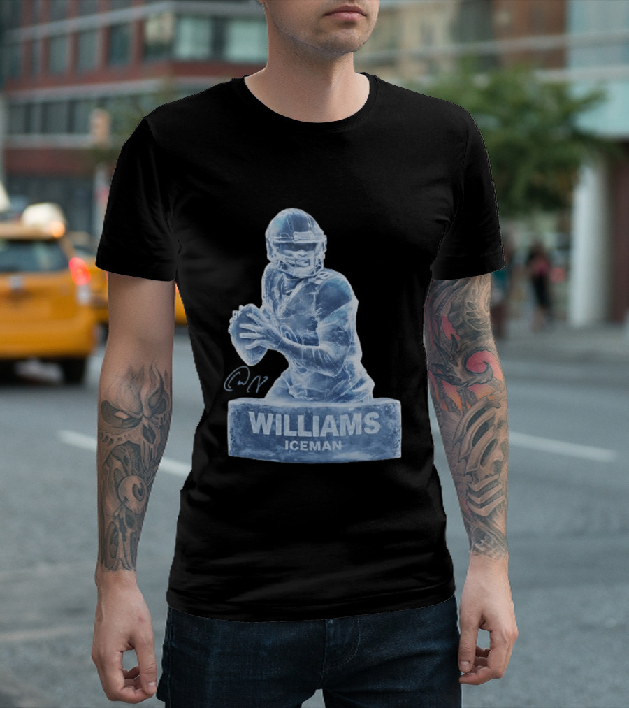 Williams Iceman Chicago Bears Sculpture T-Shirt