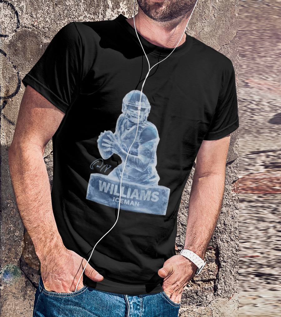 Williams Iceman Chicago Bears Sculpture T-Shirt