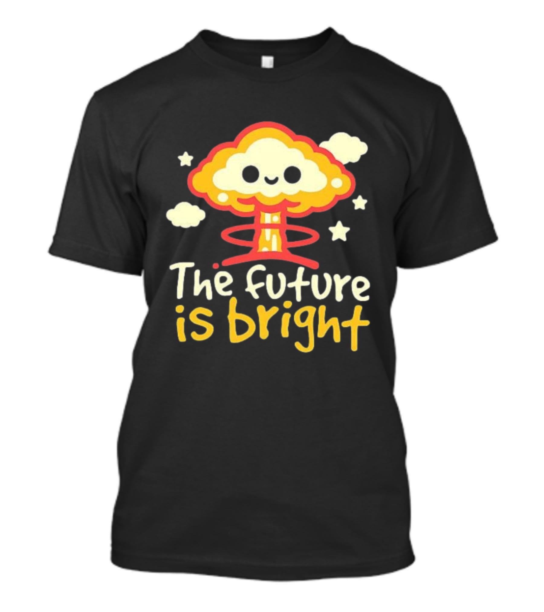 The Future Is Bright Cloud And Stars T-Shirt