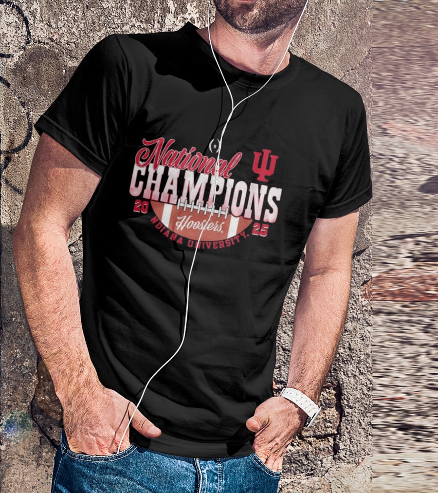 Indiana Hoosiers National Champions 2025 Indiana University Football T-Shirt