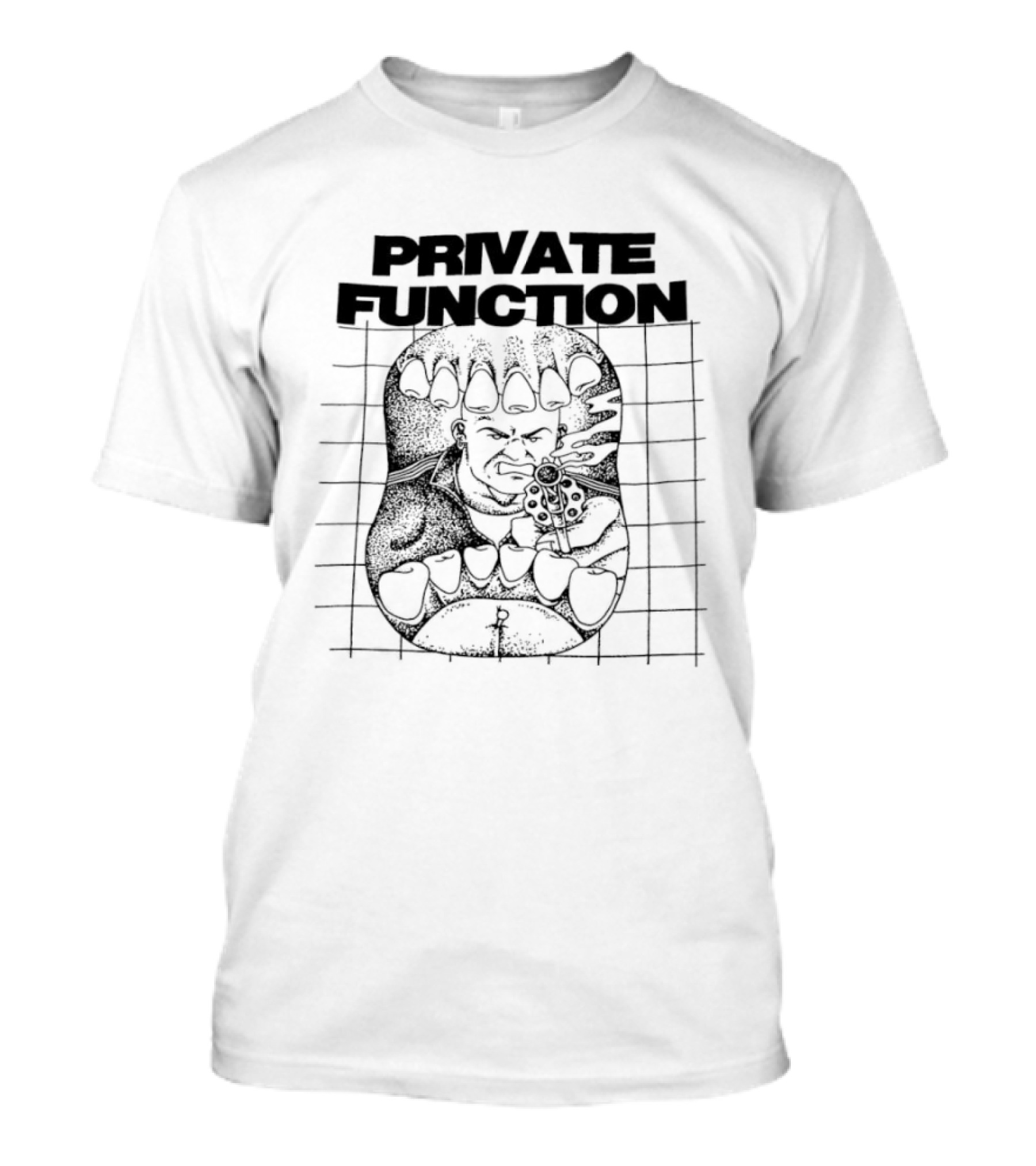 PRIVATE FUNCTION Teeth Grid T-Shirt