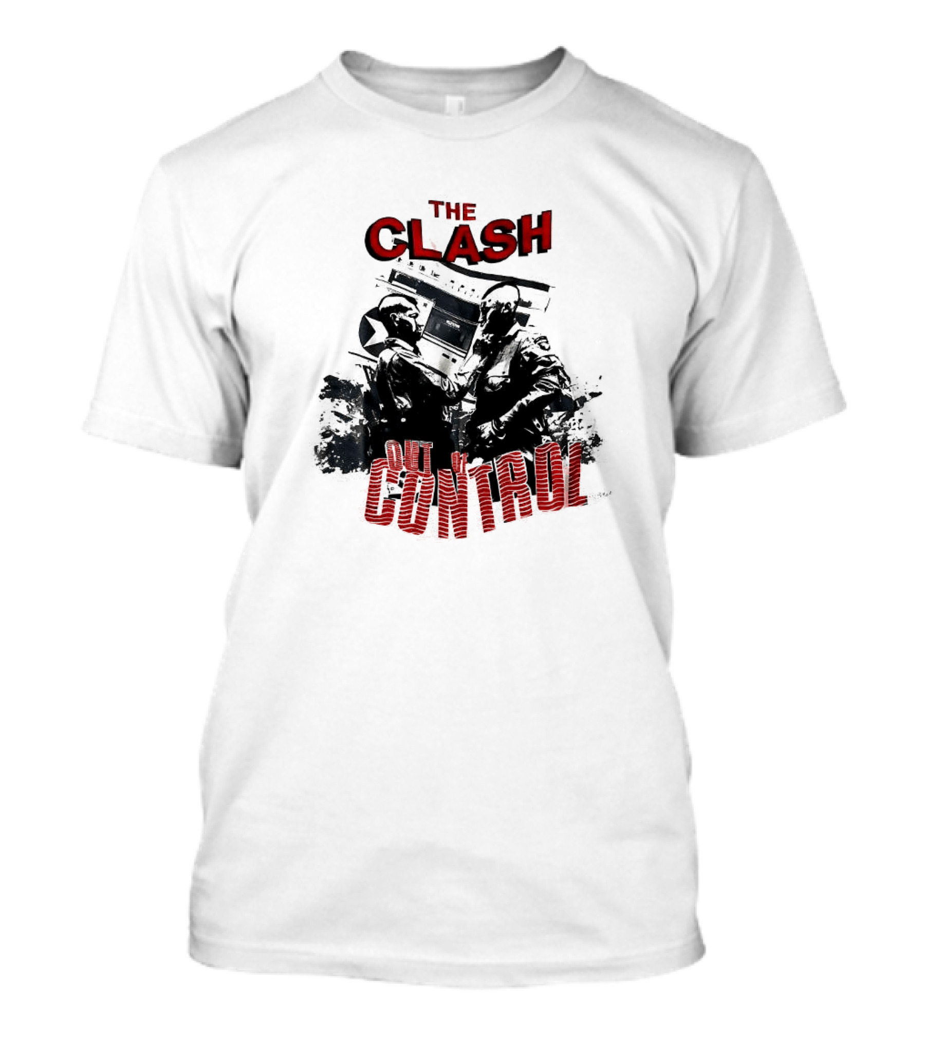 The Clash Out Of Control Riot Scene T-Shirt