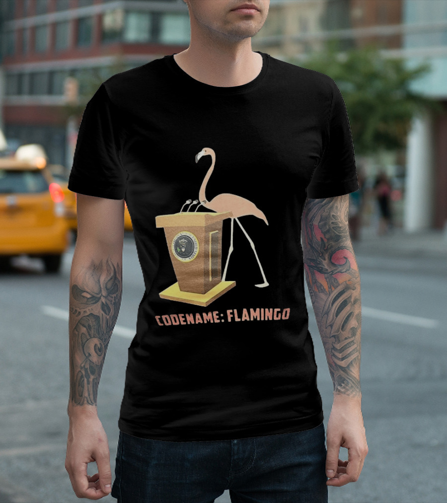 Codename Flamingo Presidential Podium Seal T-Shirt