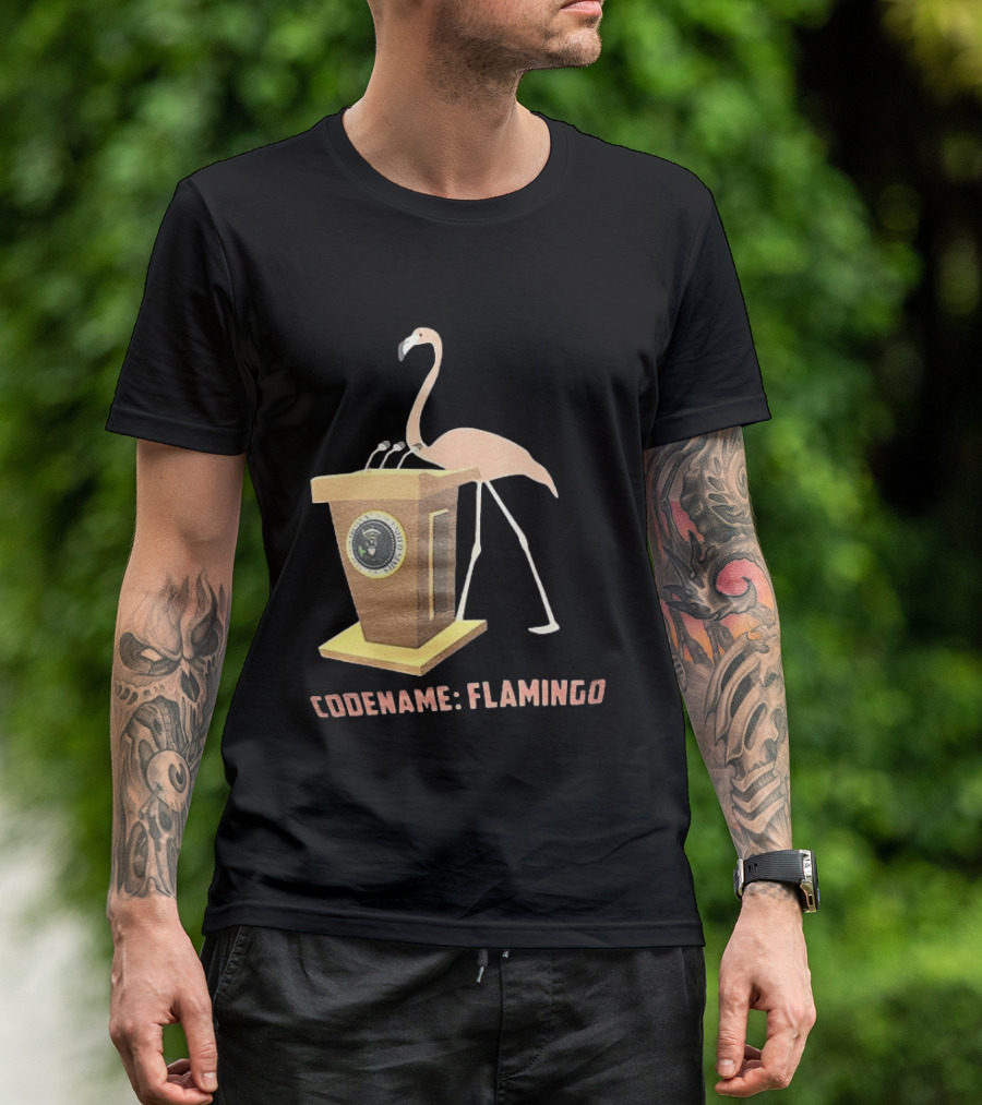 Codename Flamingo Presidential Podium Seal T-Shirt