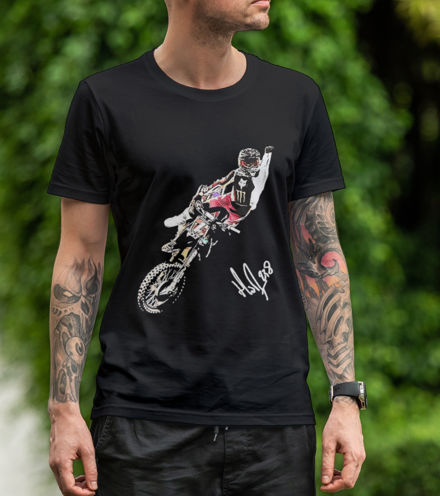 Haiden Deegan Motocross Supercross Back To Back Triumph T-Shirt