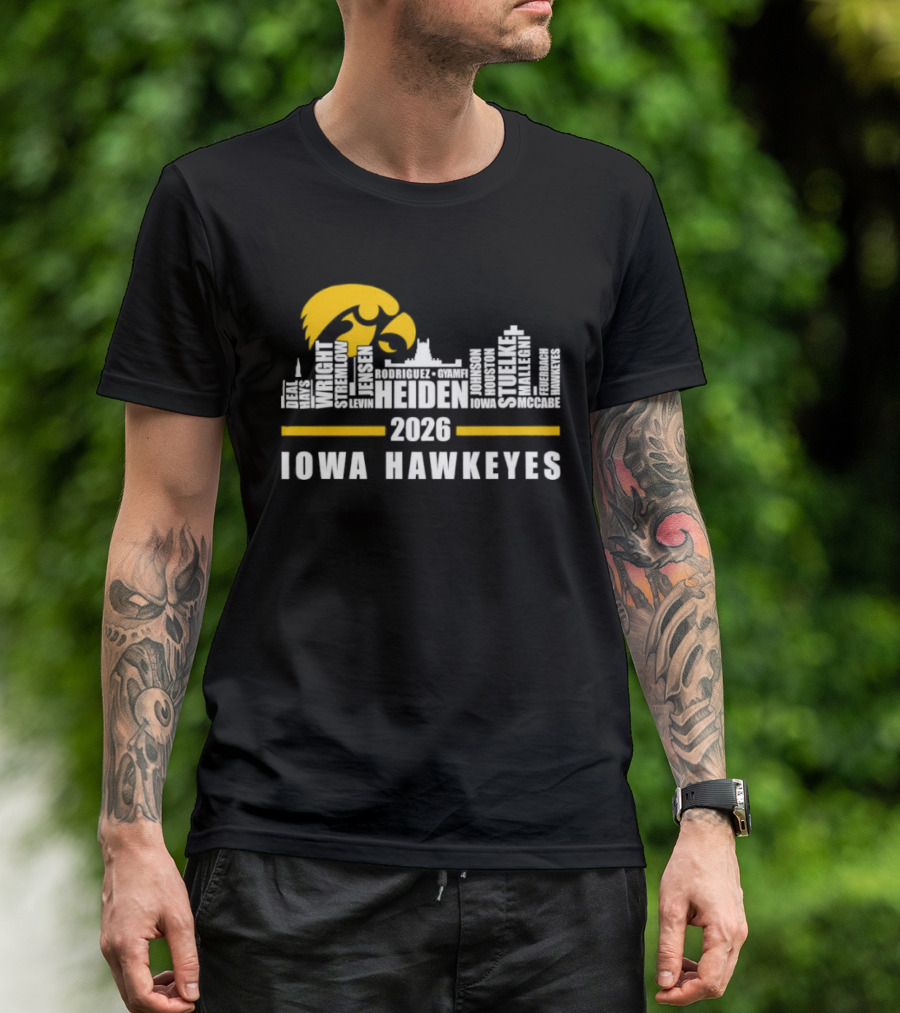 Iowa Hawkeyes 2026 Heiden Skyline T-Shirt