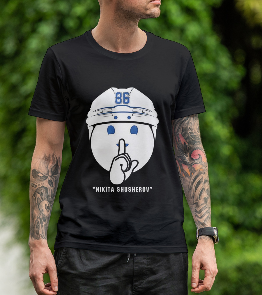 Nikita Kucherov 86 Tampa Bay Lightning Shhh Celly T-Shirt