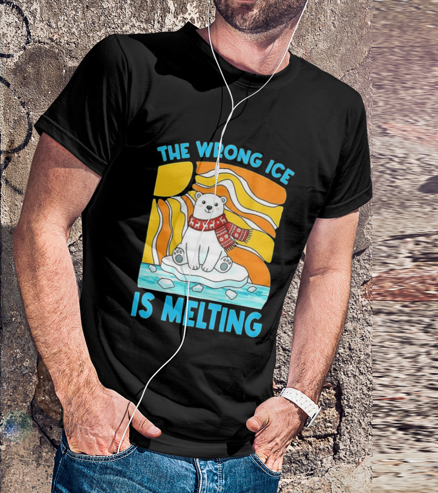 The Wrong Ice Is Melting Polar Bear Abolish ICE T-Shirt