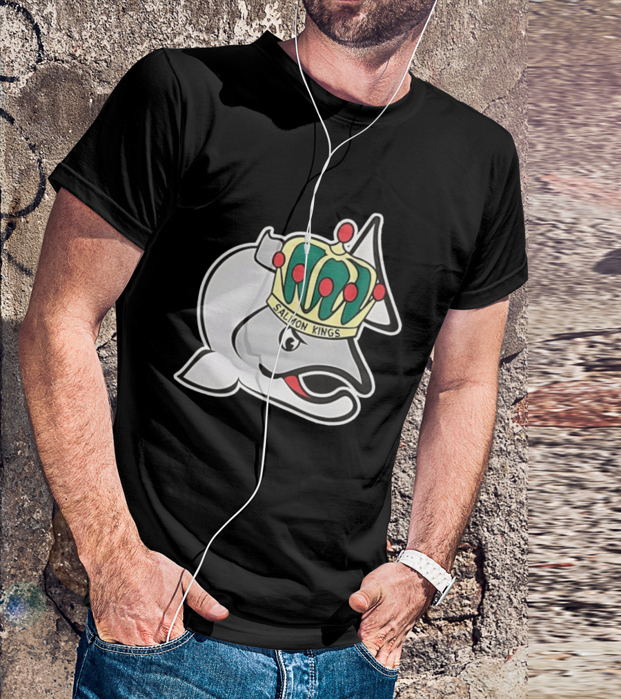 Salmon Kings Crowned Fish Victoria Royals T-Shirt