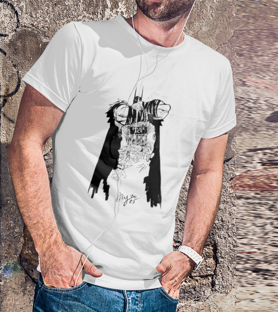 Absolute Batman Police ICE Joker Batman Sketch T-Shirt