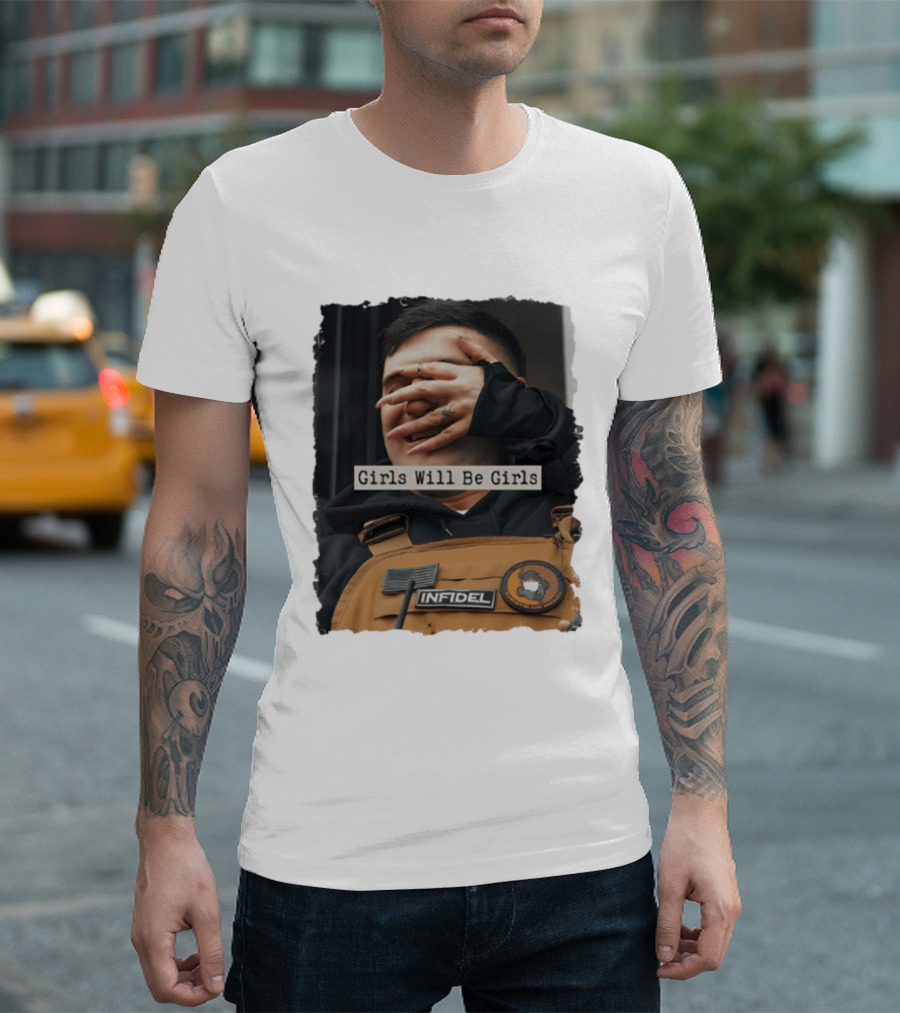 Girls Will Be Girls Infidel Piggy Jake T-Shirt